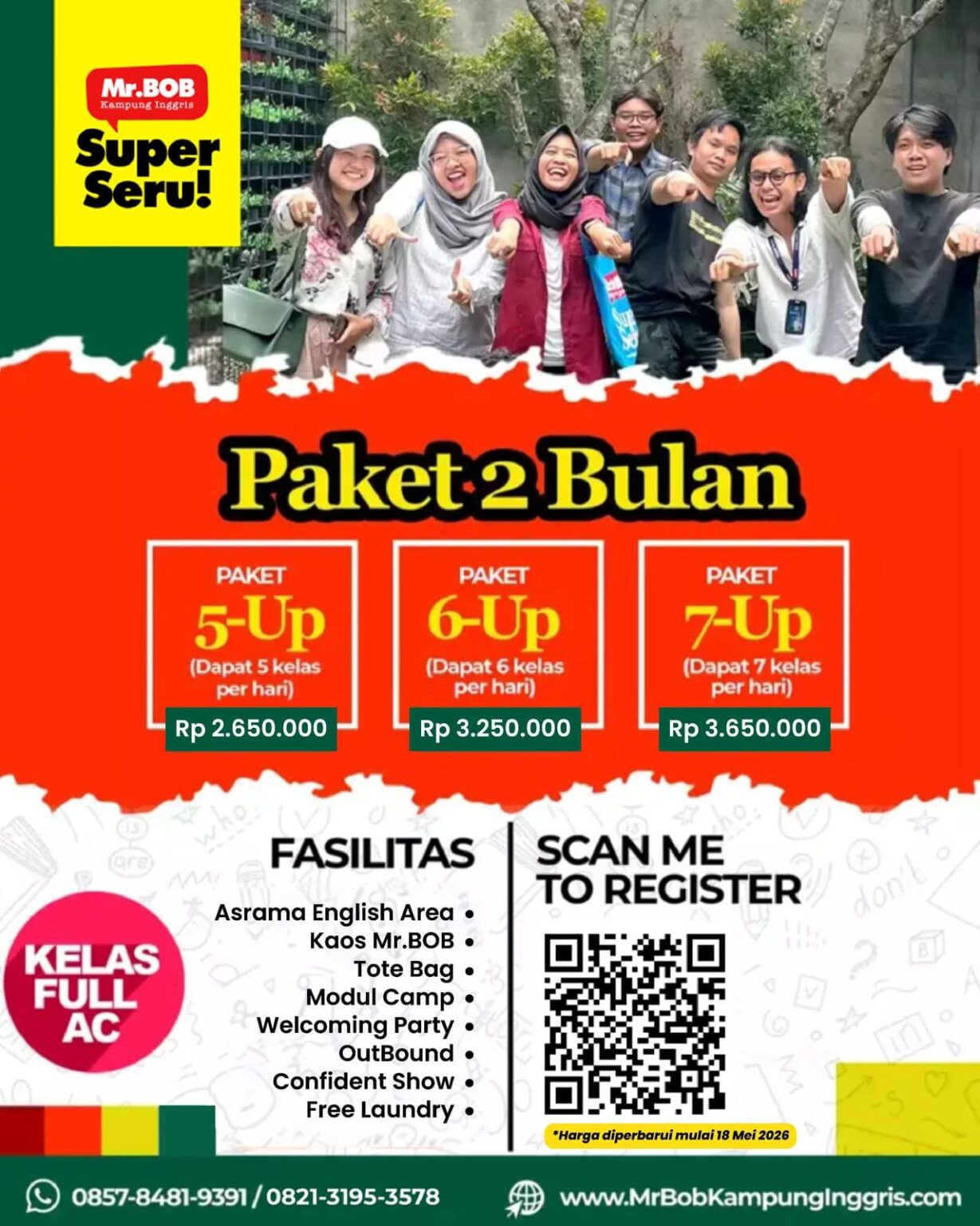 paket 2 bulan mrbob